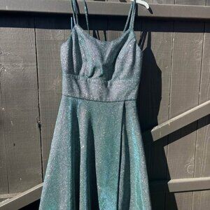 Beautiful Green Sparkling Dress